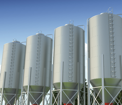 Afbeelding van silos