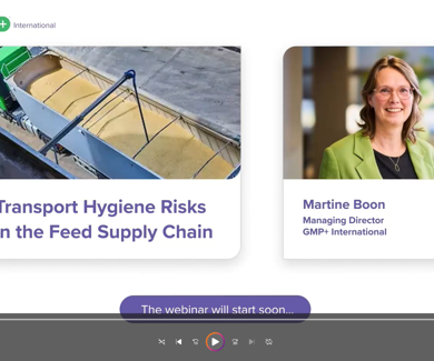 Nu beschikbaar webinar: Hygiënerisico's bij het transport in de diervoederketen